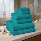 Set 6 Prosoape Greek Border Bumbac 500g Verde Inchis