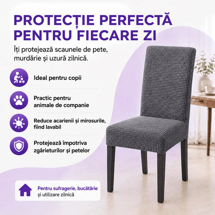 Set 6 Huse Scaune Universale Supra-Elastice