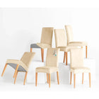 Set 6 Case Scaune din Catifea