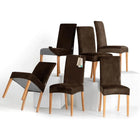 Set 6 Case Scaune din Catifea