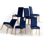 Set 6 Case Scaune din Catifea