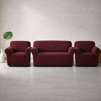 Set Huse Elastice Canapea 3 Locuri + 2 Huse Fotolii