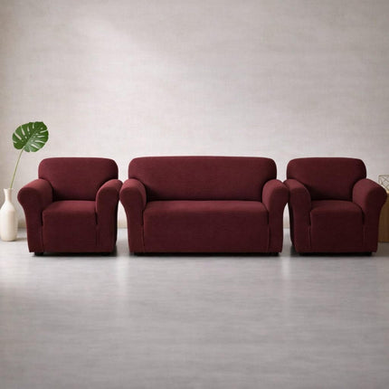 Set Huse Elastice Canapea 3 Locuri + 2 Huse Fotolii