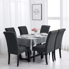 Set 6 huse universale pentru scaune supra elastice gri 