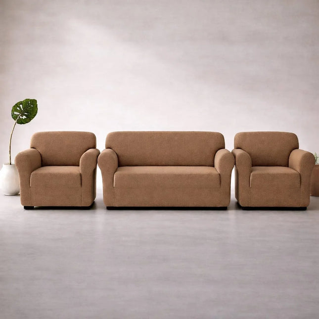 Set Huse Elastice Canapea 3 Locuri + 2 Huse Fotolii