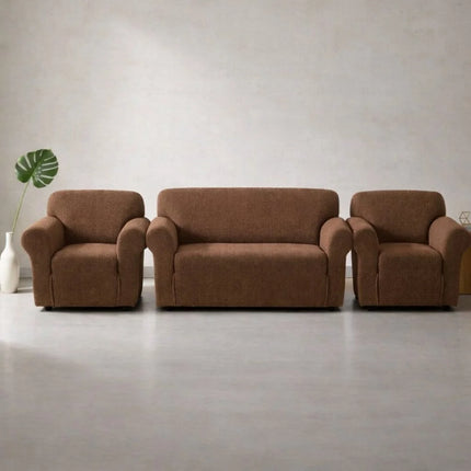 Set Huse Elastice Canapea 3 Locuri + 2 Huse Fotolii