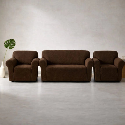 Set Huse Elastice Canapea 3 Locuri + 2 Huse Fotolii