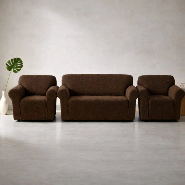 Set Huse Elastice Canapea 3 Locuri + 2 Huse Fotolii