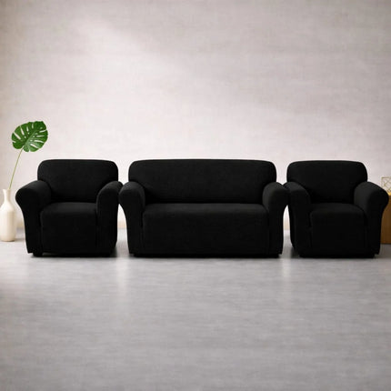 Set Huse Elastice Canapea 3 Locuri + 2 Huse Fotolii