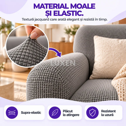 Set 2 huse pentru fotolii supra-elastice
