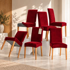Set 6 Huse Scaune din Catifea
